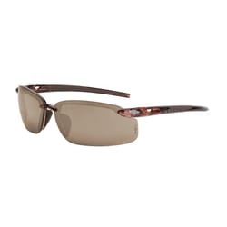 Crossfire ES5 Polarized Safety Glasses Brown Lens Brown Frame 1 pc