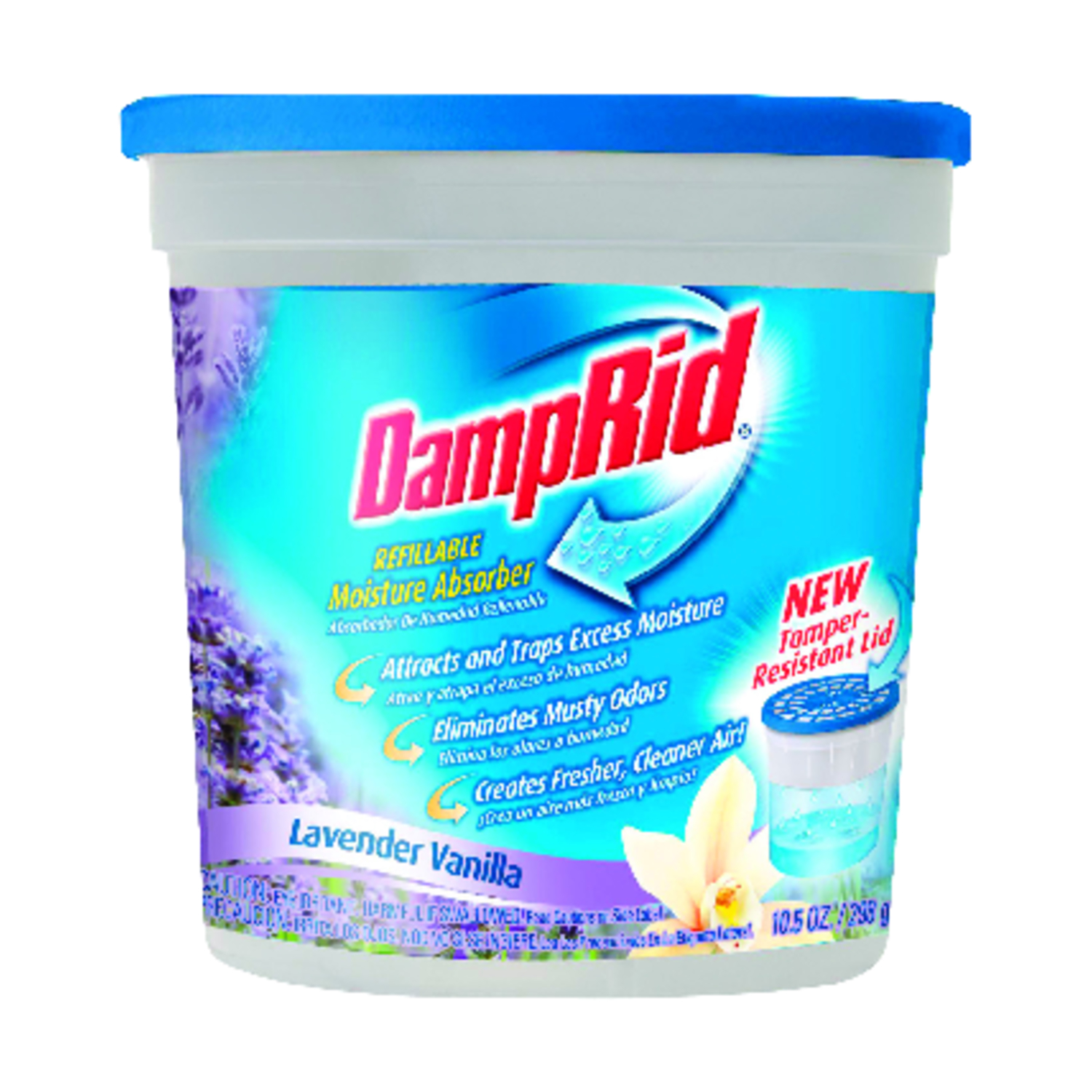 UPC 075919000212 product image for Damp Rid  10.5oz Refillable Moisture Absorber in Lavender Vanilla scent (FG01LV) | upcitemdb.com