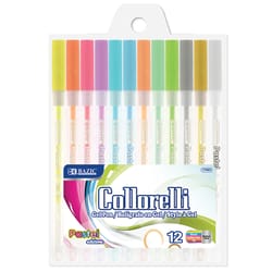 Bazic Products Collorelli Assorted Pastel Gel Pen 12 pk