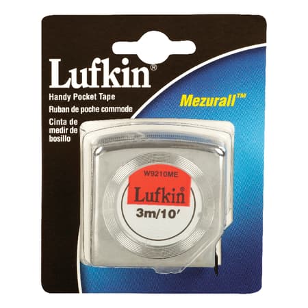 Lufkin 100 ft. L X 0.5 in. W Reel Rewind Tape Measure 1 pk - Ace Hardware