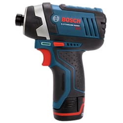 Bosch 12V 1/4 in. Cordless Brushed Impact Driver Kit (Battery & Charger)