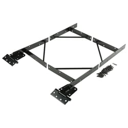 National Hardware 3.74 in. L Black Steel Anti-Sag Gate Kit 1 pk