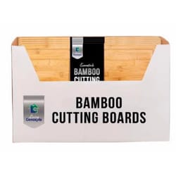 Living Concepts Essentials 8 in. L X 6 in. W X 1 in. Bamboo Cutting Board