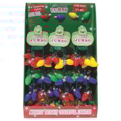 DM Merchandising Lotsa Lites CHRISTMAS Jumbo Light Up Necklace Plastic 1 pk