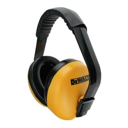 DeWalt 23 dB Plastic Ear Muffs Black/Yellow 1 pk