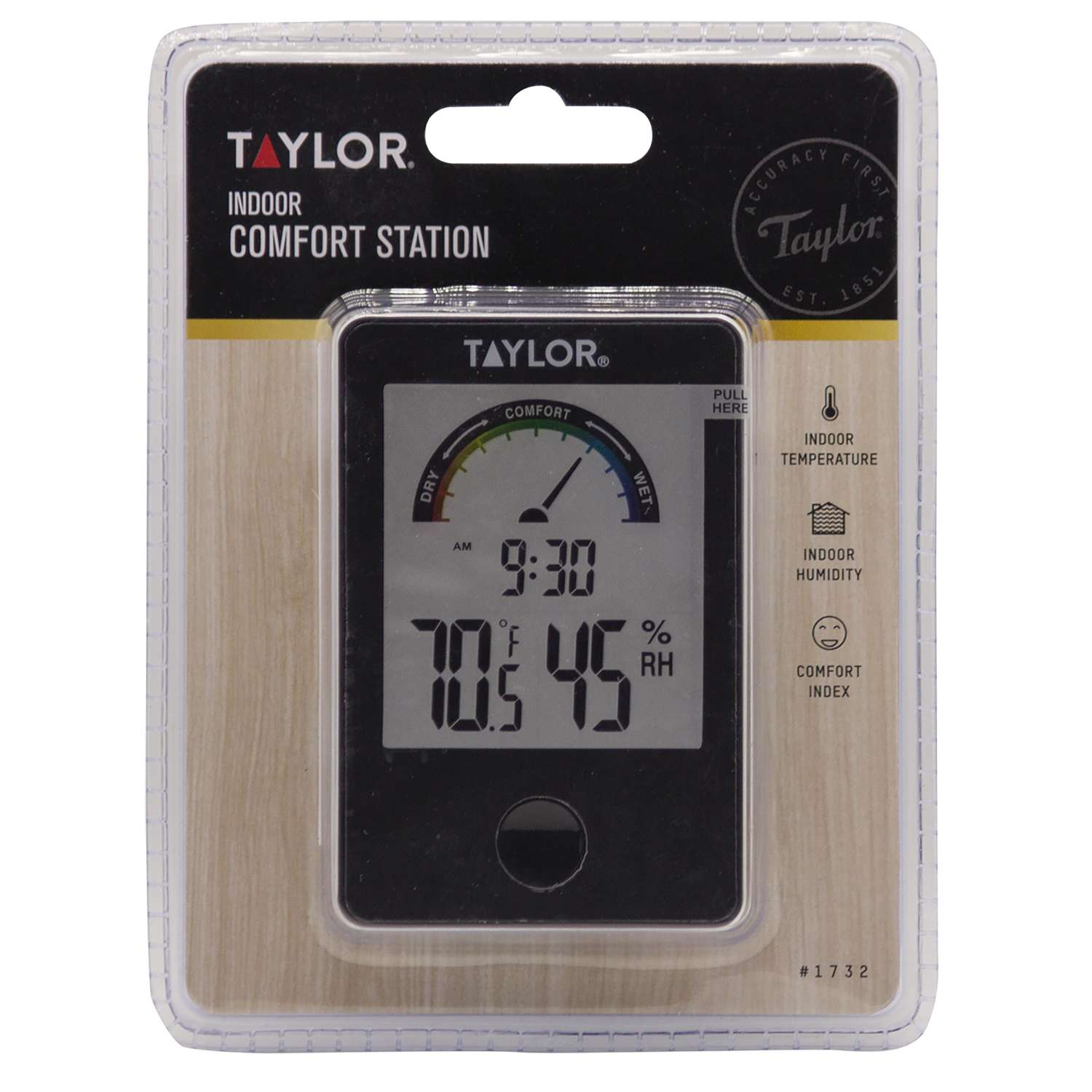Taylor Digital Thermometer Water Proof Red - Office Depot