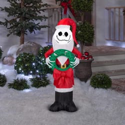 Gemmy Jack Skellington 3.5 ft. Jack Skellington as Santa Inflatable