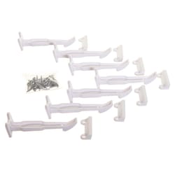 Dreambaby White Plastic Cabinet Catches 7 pk Dreambaby White Plastic Cabinet Catches 7 pk