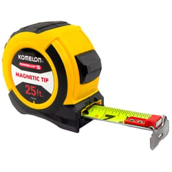 Komelon 25 ft. L X 1.06 in. W Magnetic Tape Measure 1 pk