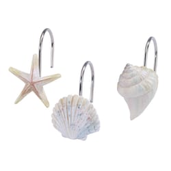 12 Sea Shell Shower Curtain Hooks