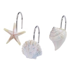 Coastal Mist Shower Curtain Hooks - Set of 12