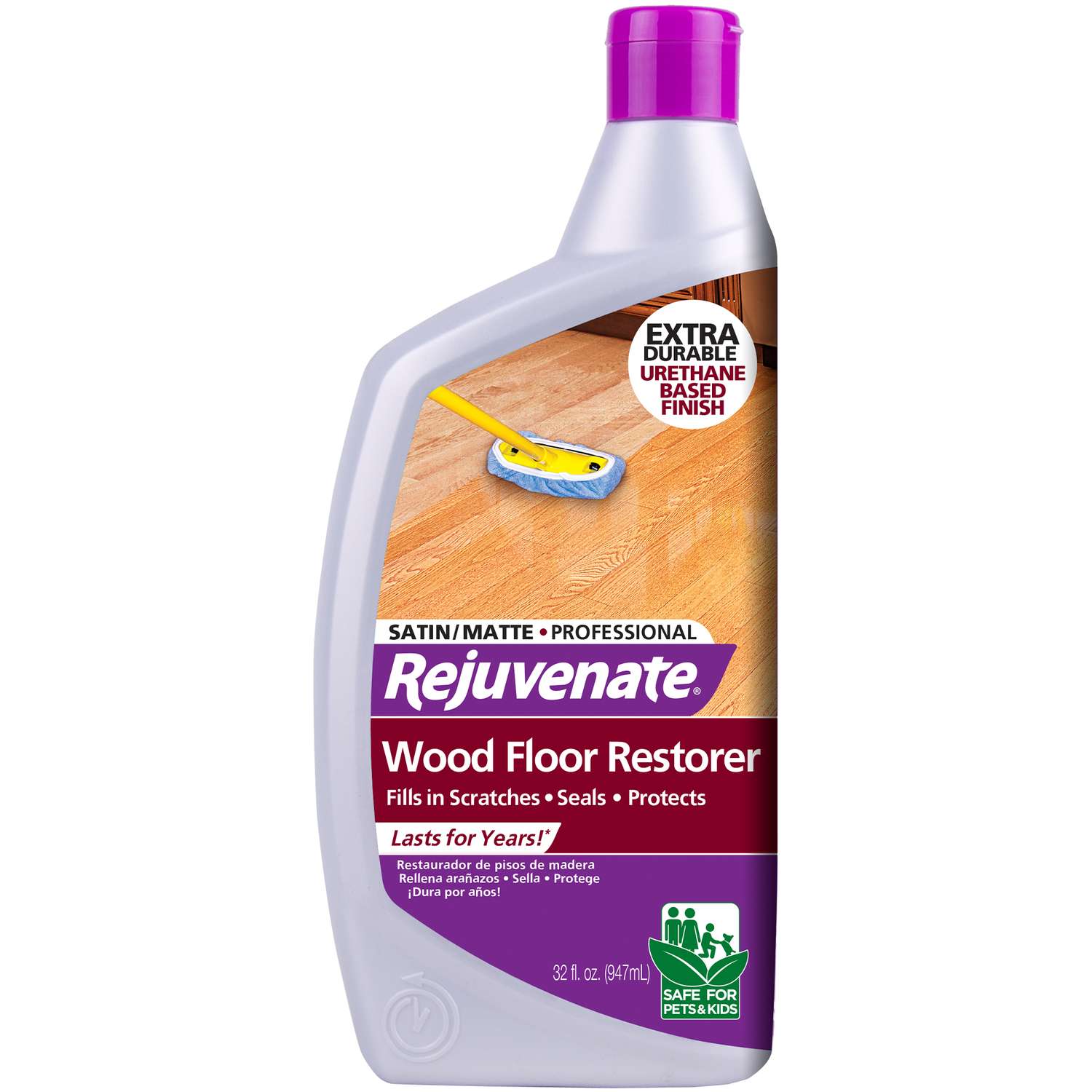 Rejuvenate Satin Polyurethane Floor Protector Liquid 32 Oz Ace