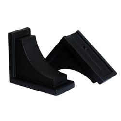 Mayne Nantucket 5 in. H X 4 in. W Black Plastic Brackets