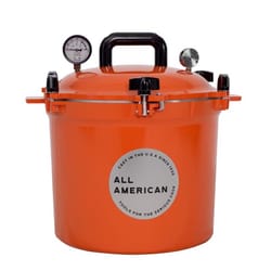 All American 1930 Cast Aluminum Pressure Canner 21.5 qt Orange