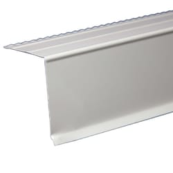 Amerimax 1.5 in. W X 10 ft. L Aluminum Drip Edge Flashing White