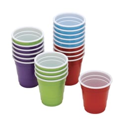 Kolorae Assorted Polypropylene Disposable Shot Glass