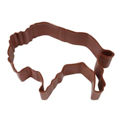 R&M International Corp 3 in. W X 4 in. L Buffalo Cookie Cutter Brown 1 pc