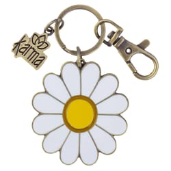 Karma Daisy Key Chain Metal 1 pk