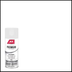 Ace Premium Satin White Paint + Primer Enamel Spray 12 oz
