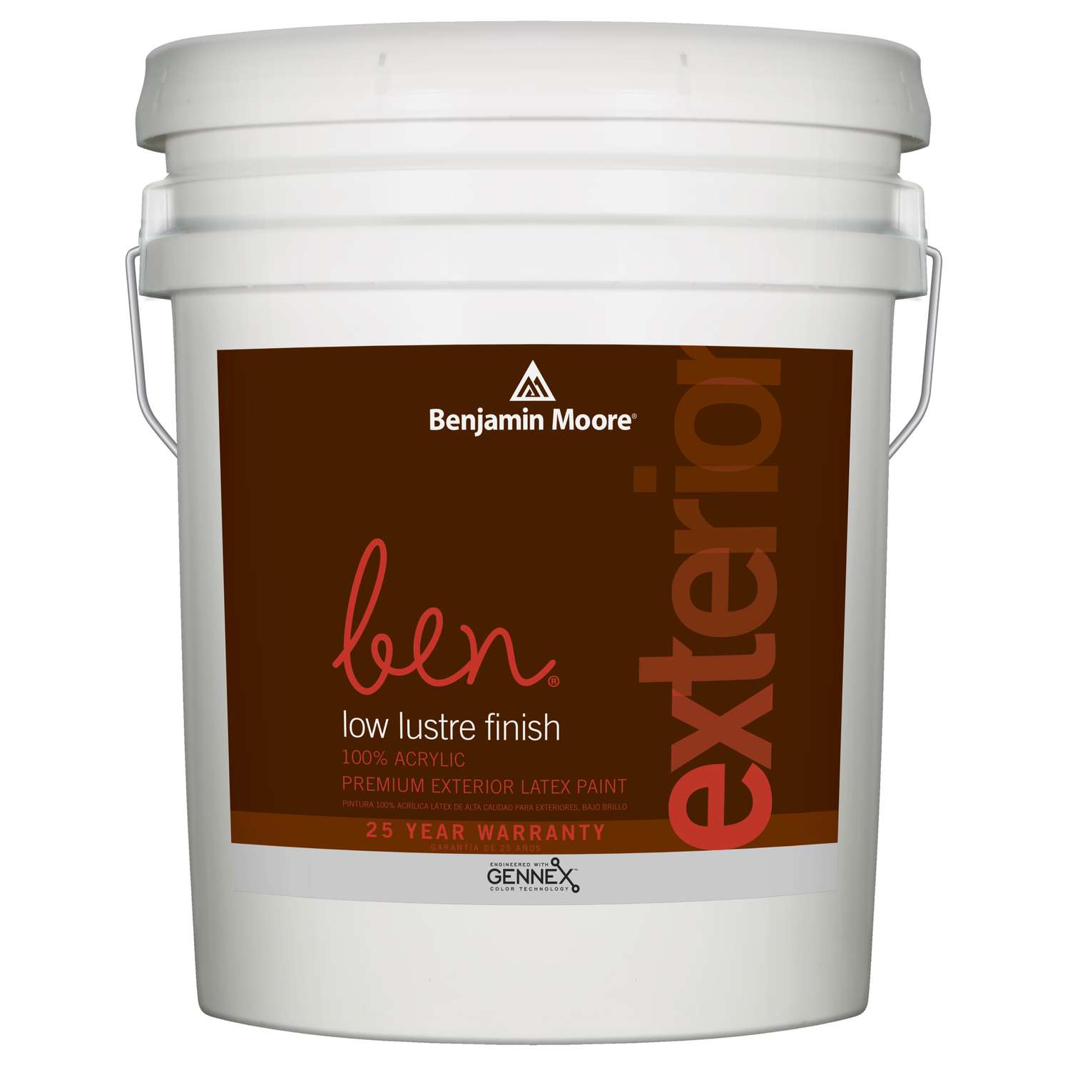 Benjamin Moore ben Low Luster White Paint Exterior 5 gal. Ace Hardware