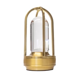 Westek Bristol 7 in. Gold Table Lamp