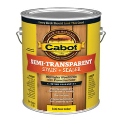 Cabot Semi-Transparent 0316 New Cedar Oil-Based Acrylic Deck and Siding Stain 1 gal