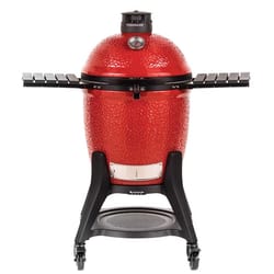 Kamado Joe 18 in. Classic III Charcoal Kamado Grill and Smoker Black/Red