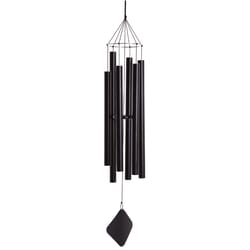 Music of the Spheres, Inc Chinese Tenor Black Aluminum 60 in. Wind Chime