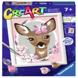 Ravensburger CreArt Delightful Deer Paint By Number Set Multicolored 15 pc