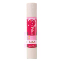 Con-Tact Grip Prints 5 ft. L X 12 in. W Almond Stone Non-Adhesive Shelf Liner