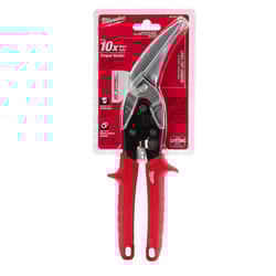 Milwaukee 11.35 in. Steel Left Cut Aviation Snips 22 Ga. 1 pk