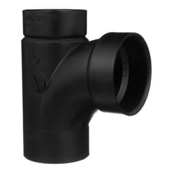 Charlotte Pipe 2 in. Spigot X 1-1/2 in. D Hub ABS Sanitary Street Tee