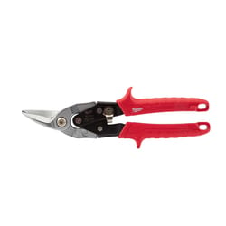 Milwaukee 10 in. Forged Alloy Steel Left Serrated Aviation Snips 22 Ga. 1 pk