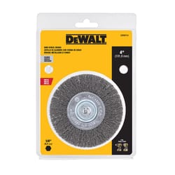 DeWalt 4 in. Coarse Crimped Wire Wheel Brush Metal 4500 rpm 1 pc