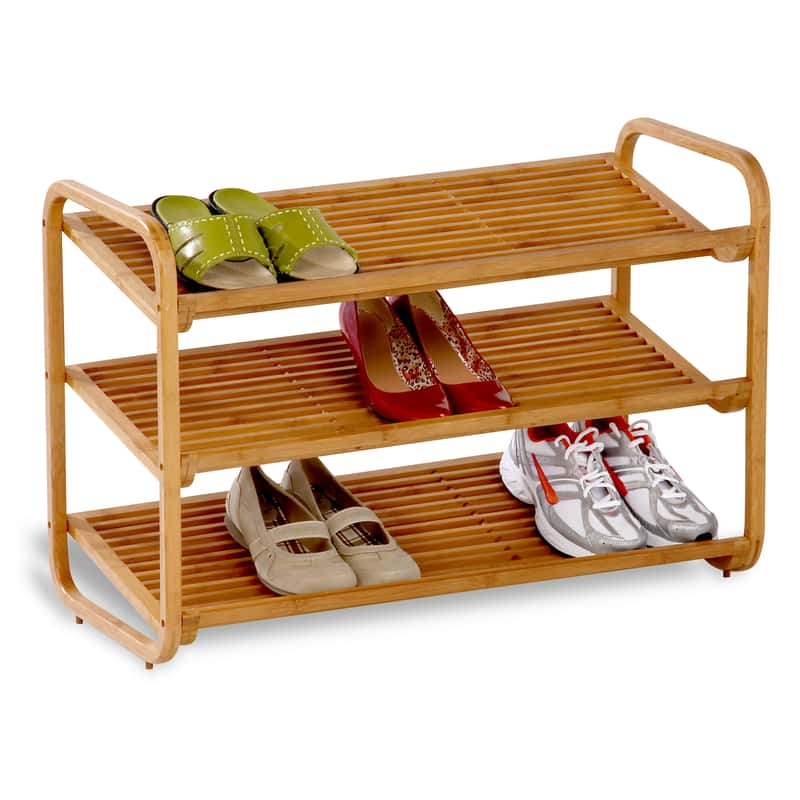 Honey-Can-Do 20 in. H X 13 in. W X 30 in. L Bamboo Shoe Rack - Ace Hardware