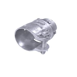 Sigma Engineered Solutions 3/8 in. D Die-Cast Zinc Squeeze Connector For AC, MC or FMC/RWFMC 1 pk