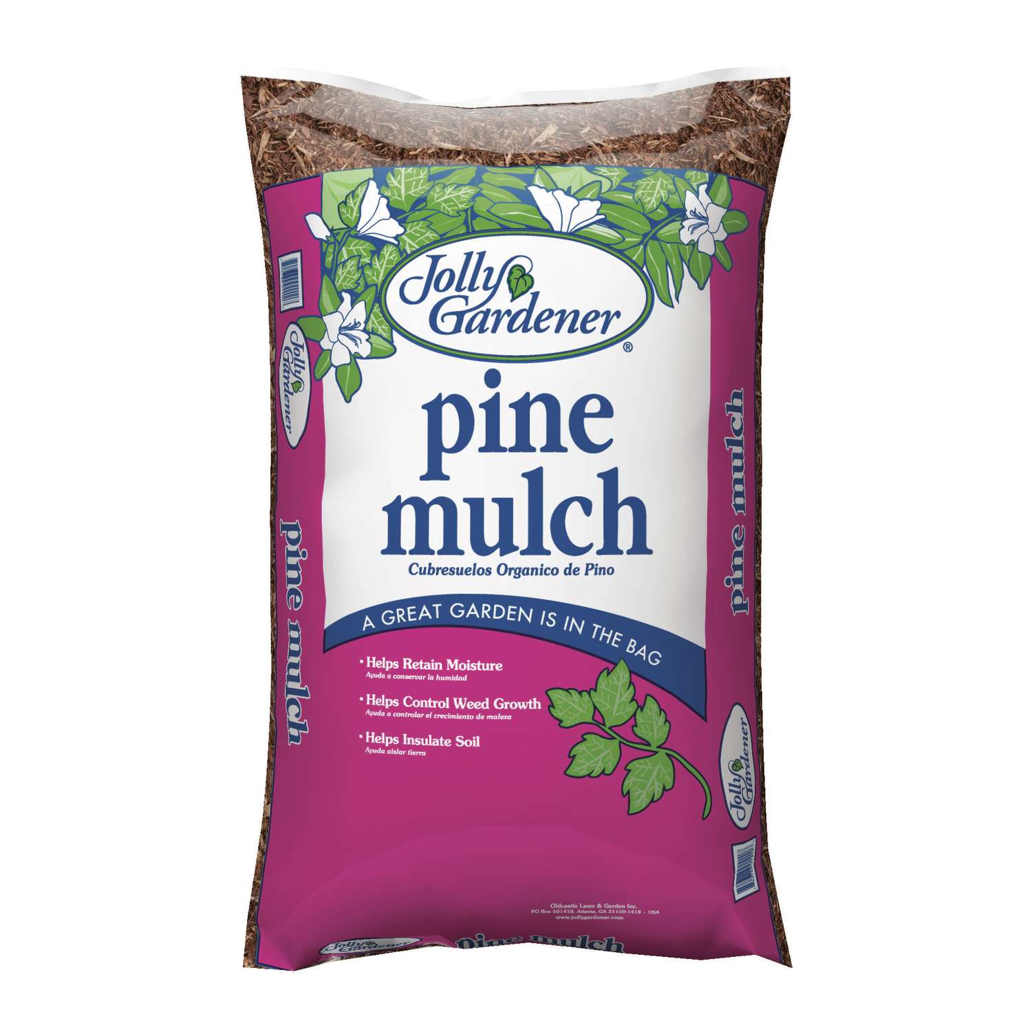 Jolly Gardener Natural Pine Mulch 2 ft³ Ace Hardware