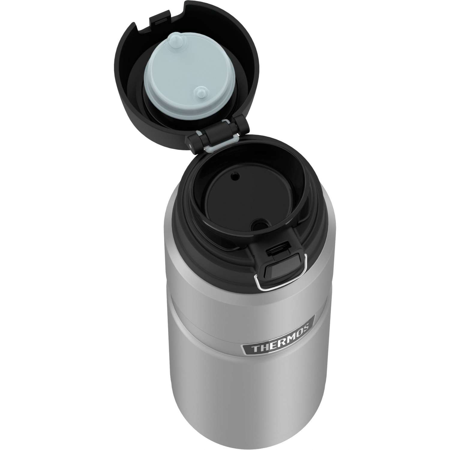 Thermos 16-ounce Stainless King Stainless Steel Compact Beverage, Matte  Stainless Steel 