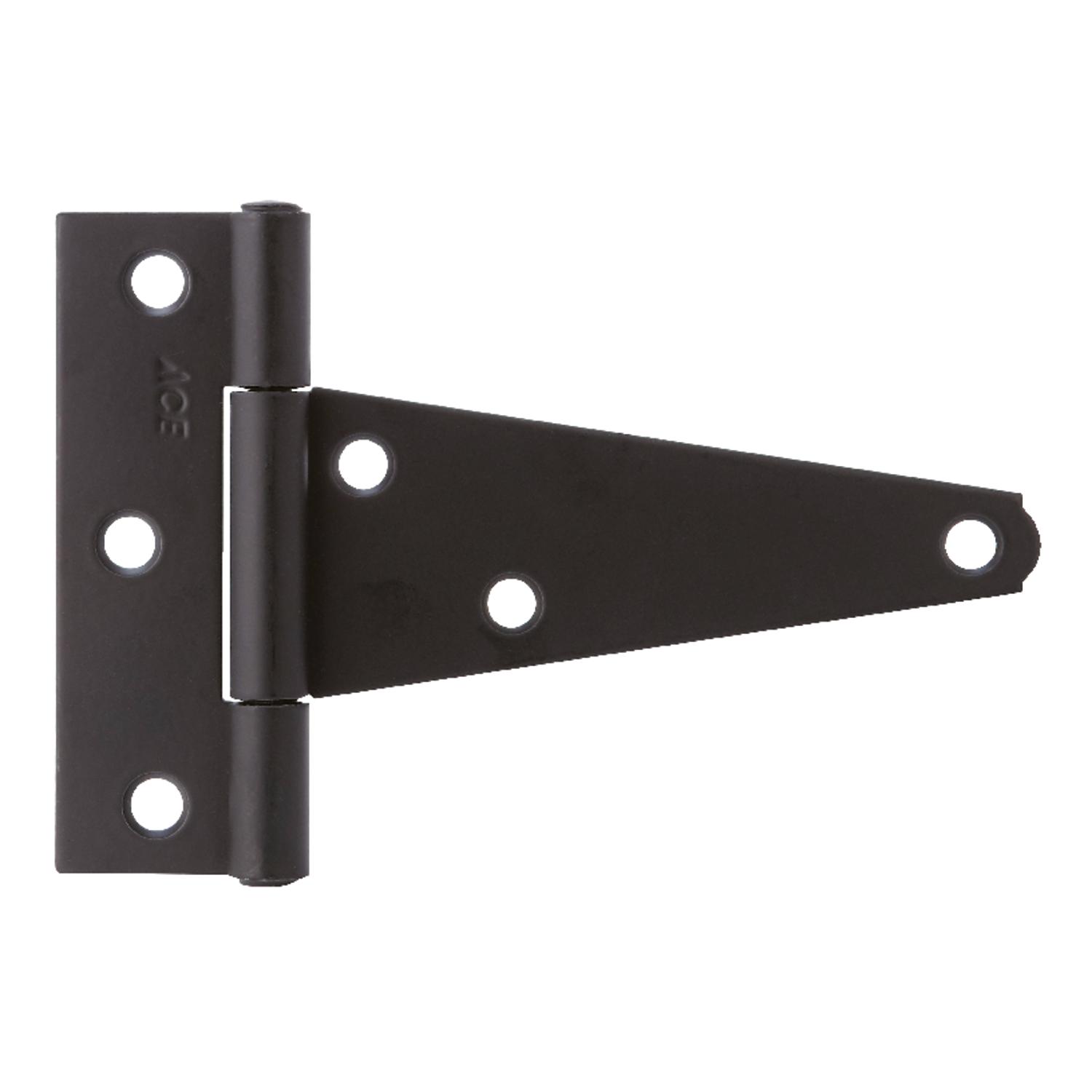 01-3414-307 Ace 4 in. L Black Heavy Duty T Hinge 1 pk sku 01-3414-307