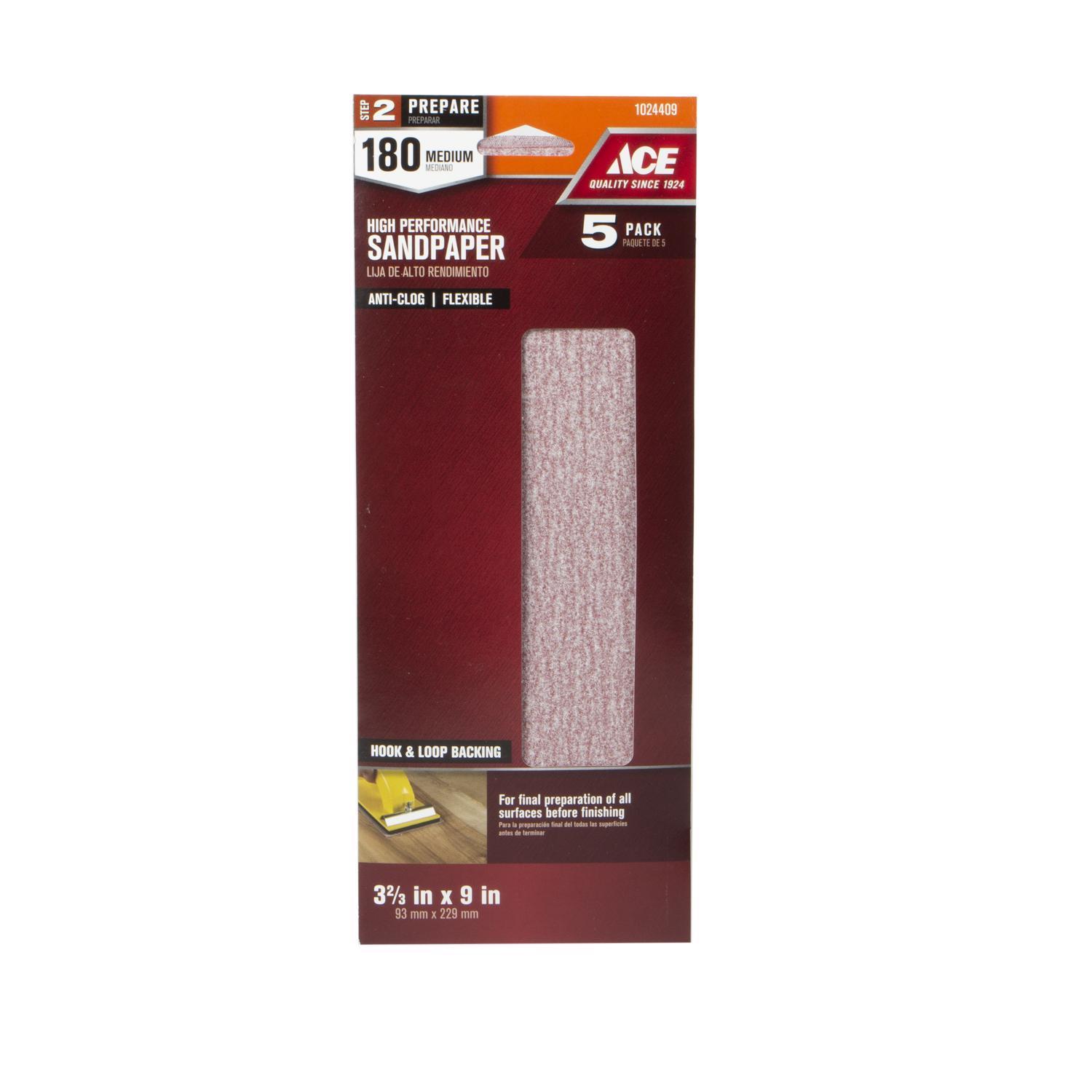 Ace deals hardware sandpaper