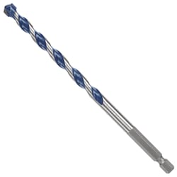 Bosch BlueGranite Turbo 5/16 in. X 6 in. L Carbide Tipped Hammer Drill Bit Hex Shank 1 pc