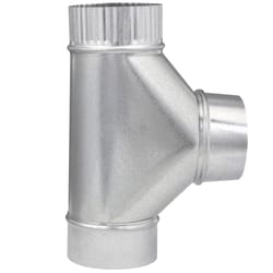 Imperial 4 in. X 4 in. X 4 in. Galvanized Steel Furnace Pipe Tee