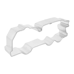 R&M International Corp International Corp 3 in. W X 5 in. L Fire Truck Cookie Cutter Silver 1 pc