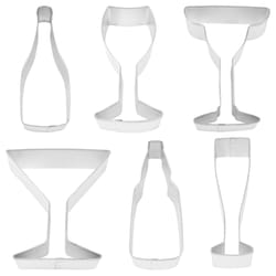 R&M International Silver Steel Cookie Cutter Set