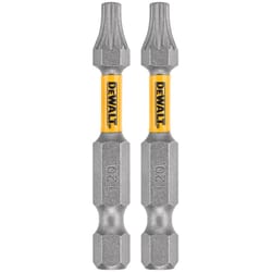 DeWalt Max Fit Torx #20 X 2 in. L Screwdriver Bit Set Steel 2 pk