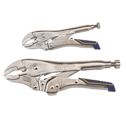 Hyper Tough 2pc Locking Plier Set