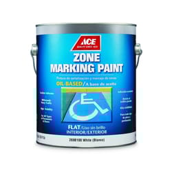 Ace  White  Zone Marking Paint  1 gal. 