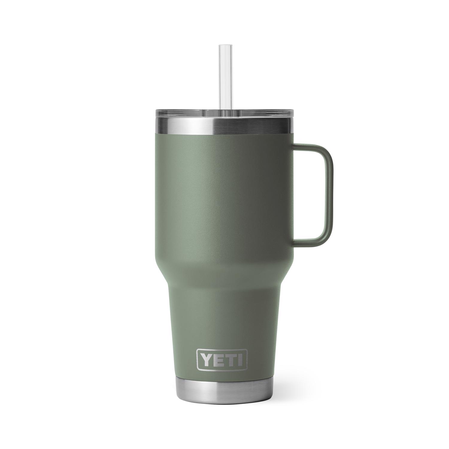 Photos - Other Accessories Yeti Rambler 35 oz Camp Green BPA Free Straw Mug 21071502440 