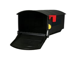 Architectural Mailboxes Patriot Classic Plastic Post Mount Black Mailbox