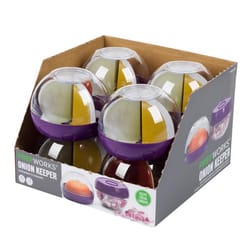 Progressive Prepworks 1 ct Purple/Clear Onion Saver 1 pk